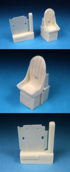 1/32  Supermarine Spitfire Mk.I-Mk.V Resin Seat with Backpad
