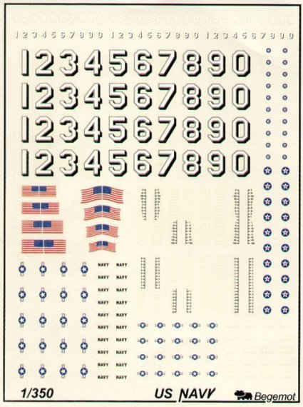 1/350 U.S. Navy Navy Flags and Markings