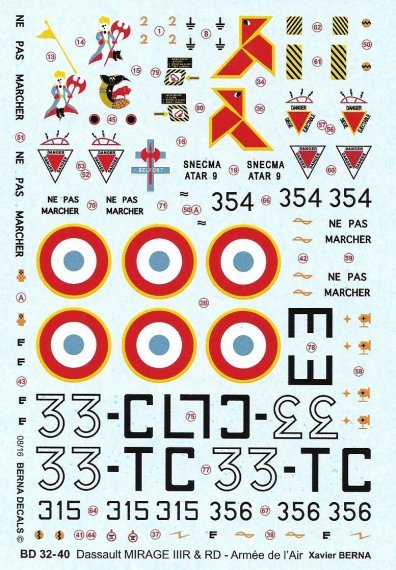 1/32 Dassault Mirage IIIR & IIIRD