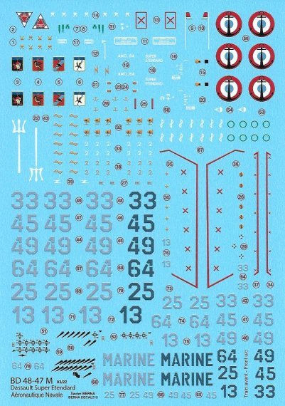 1/48 Dassault Super Etendard: 14F, 11F, 17F