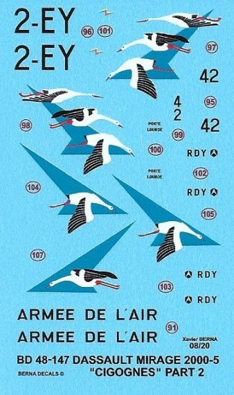 1/48 Dassault Mirage 2000-5F Cigognes Part 2
