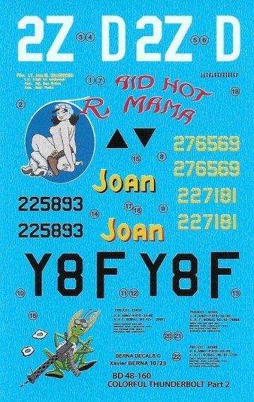 1/48 Republic P-47D Colourful Thunderbolts Part 2