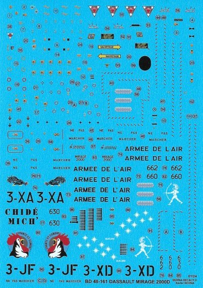 1/48 Dassault-Mirage 2000D based at Nancy-Ochey