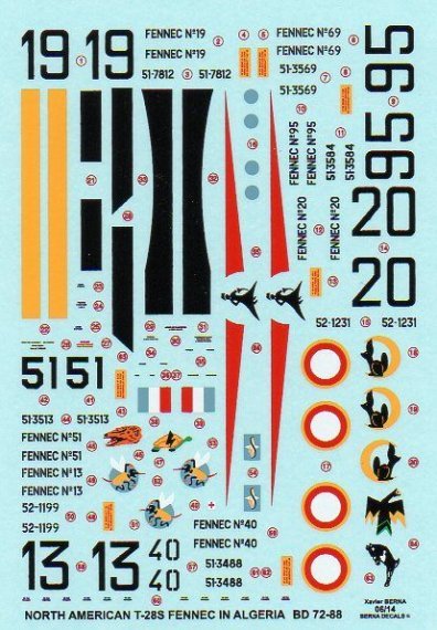 1/72 North-American T-28S French in Algeria