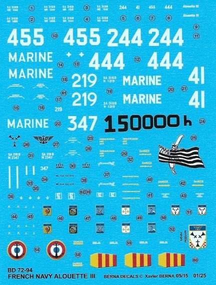 1/72 !!! Sud_Aviation Alouette III French Navy