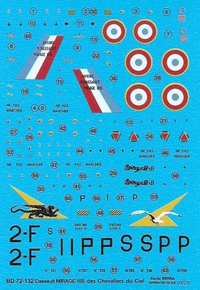 1/72 Dassault Mirage Iiib Ec 2/2 Cote d Or