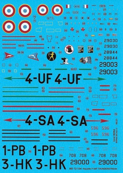 1/72 Republic F-84F Thunderstreak French .