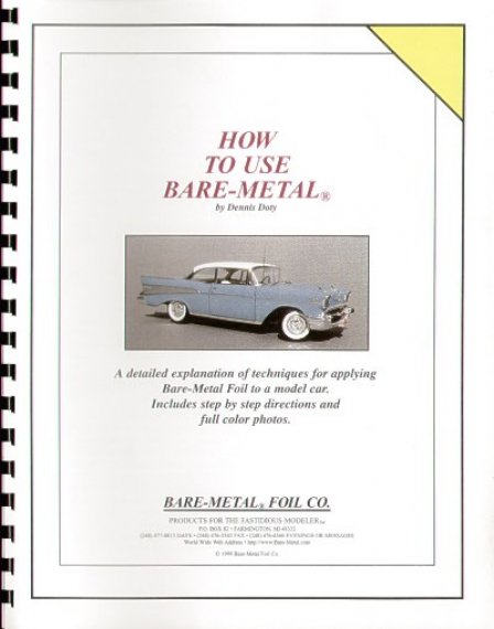 Bare Metal Foil Livret Utilisation Maquettes Voitures