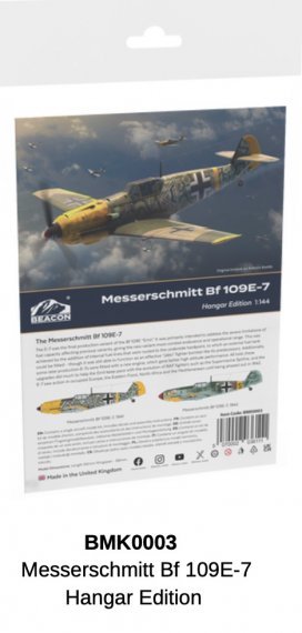 1/144 Messerschmitt Bf-109E-7 Hangar Edition