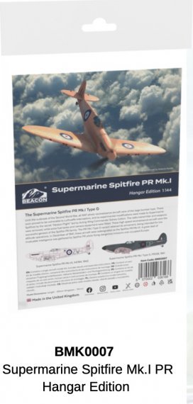 1/144 Supermarine Spitfire Pr Mk.I Hangar Edition