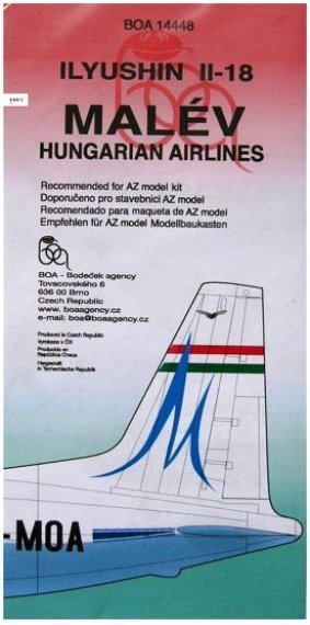 1/144 Decals Ilyushin IL-18 Malv (AZ)