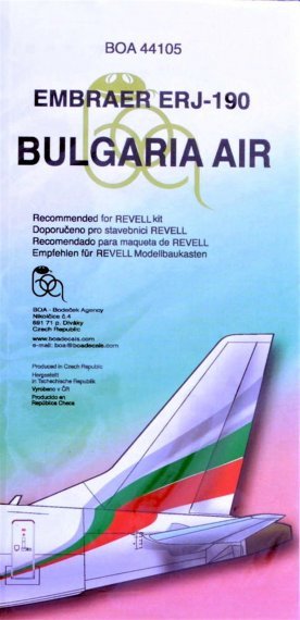 1/144 Decals Embraer ERJ-190 Bulgaria Air
