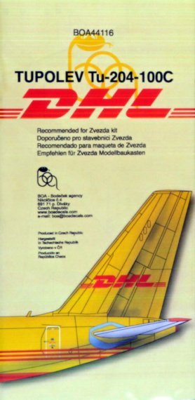 1/144 Decals Tu-204-100C DHL