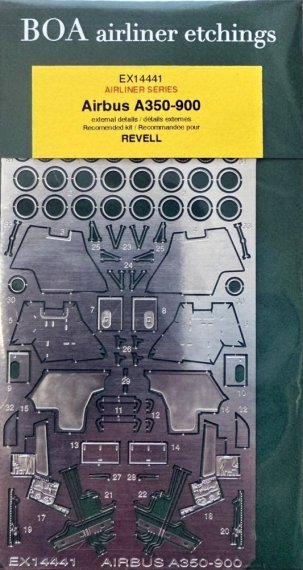 1/144 Airbus A350-900 external details for Revell