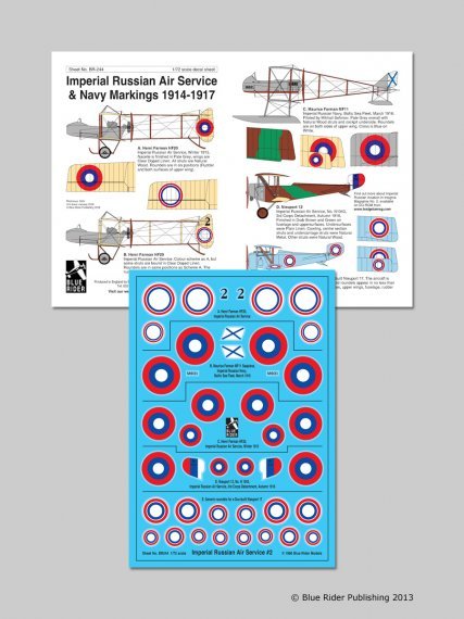 1/72 Imperial Soviet Air Service and Navy 1914-17 5 Henri Farman