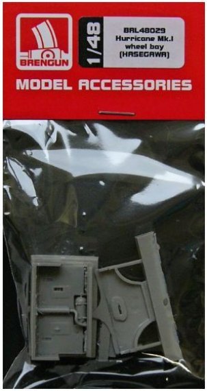 1/48 Hurricane Mk.I wheel bay set (HAS)