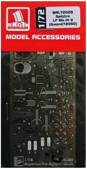1/72 Spitfire LF Mk.IXe  PE set (SWORD7250)