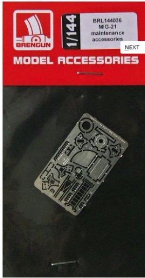 1/144 MiG-21 maintenance accessories (EDU/ATT)