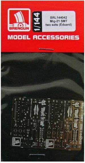 1/144 MiG-21 SMT  2x PE sets (EDU)