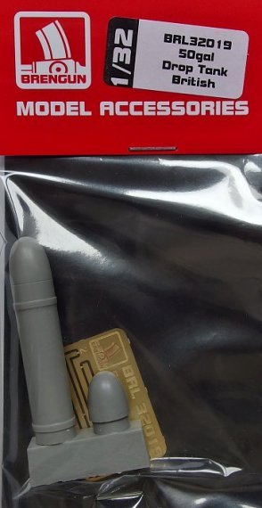 1/32 British 50gal Drop Tank (PE + resin set)