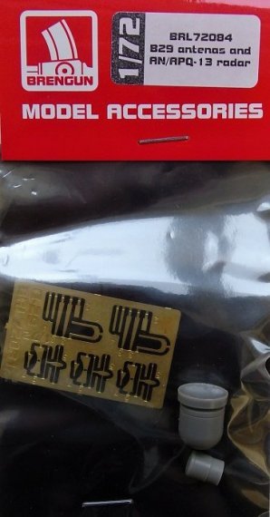 1/72 B29 antenas and AN/APQ-13 radar  detail set