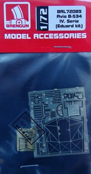 1/72 Avia B-534 IV.serie  detail PE set (EDUARD)