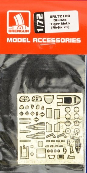 1/72 de Havilland DH-82a Tiger Moth Photoetched detail set