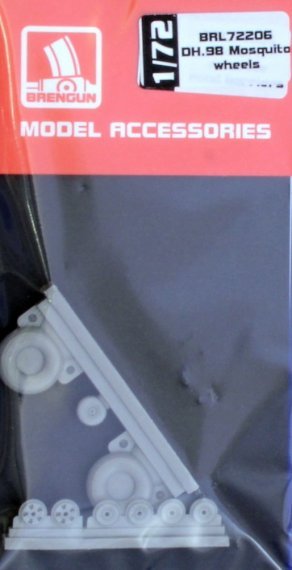 1/72 Dh 98 Mosquito wheels