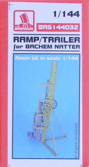 1/144 Bachem Natter RAMP/TRAILER