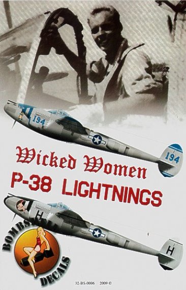 D�cal 1/32 P-38J Lightning Wicked Women Pt.2