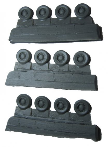 Roues Tupolev Tu-154M 1/144 pour kit Zvezda