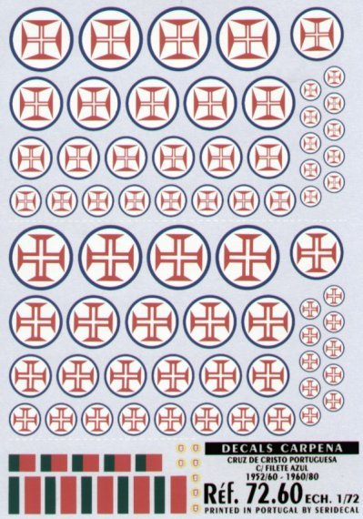 1/72 Cruz de Cristo Portuguese National Insignia