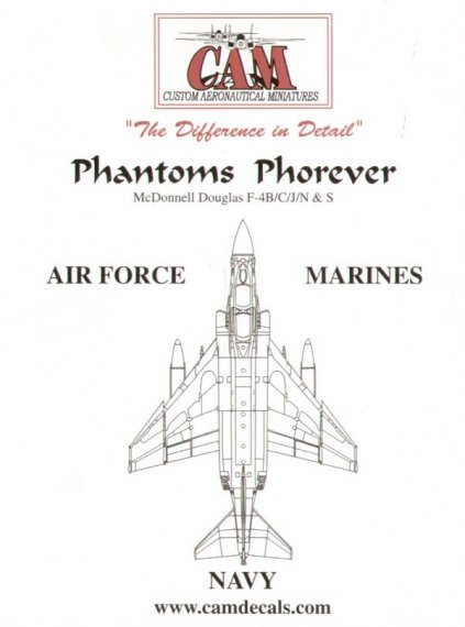 1/48 F-4B/J VF-32 Swordsmen CAG, VF-121 Pacemakers