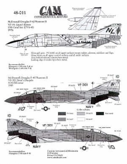 1/48 F-4J/S VF-191, VF-301