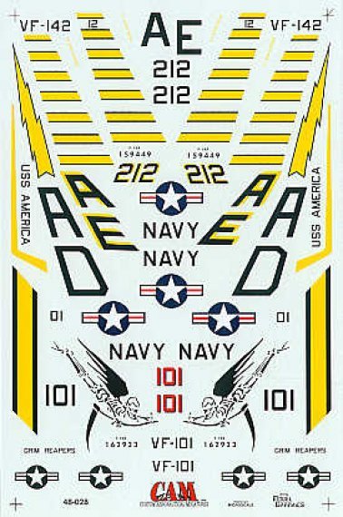 1/48 Grumman F-14A/B VF-101, VF-142