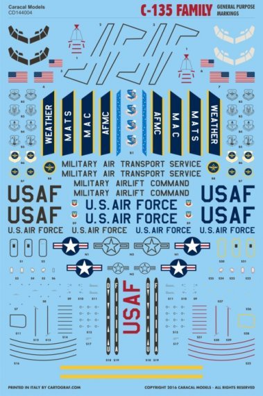 1/144 C-135 Family General Purpose Markings