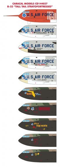 1/144 Boeing B-52 Tall Tail Stratofortresses