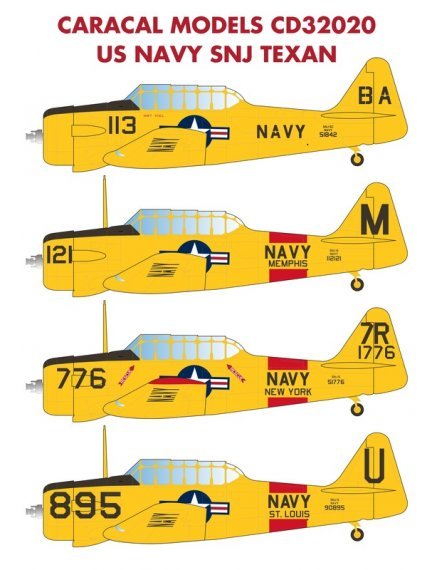 1/32 North-American SNJ Texan US Navy