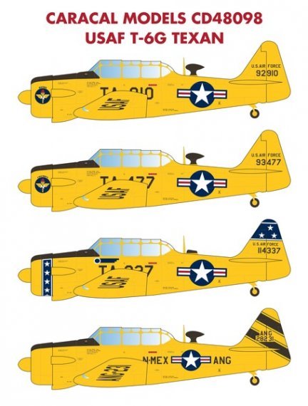 1/48 USAF North-American T-6G Texan