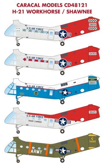 1/48 Piasecki H-21 decals