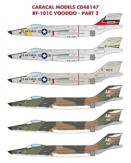 1/48 USAF McDonnell RF-101C Voodoo RF-101C Part 2