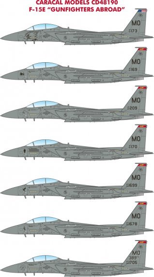 1/48 McDonnell F-15E Eagle Gunfighters Abroad