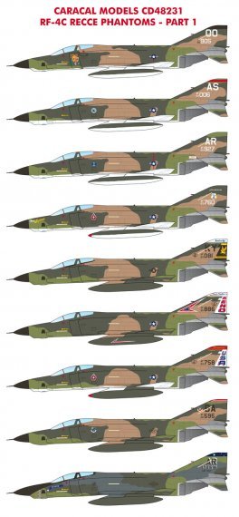 1/48 McDonnell RF-4C Recce Phantoms Part 1