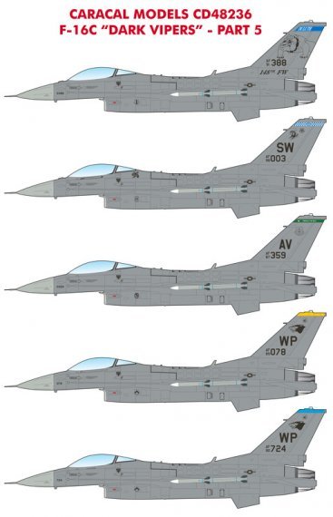 1/48 USAF Lockheed-Martin F-16C Dark Vipers Part 5
