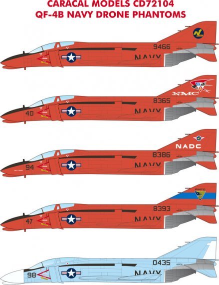 1/72 McDonnell QF-4B Navy Drone Phantoms
