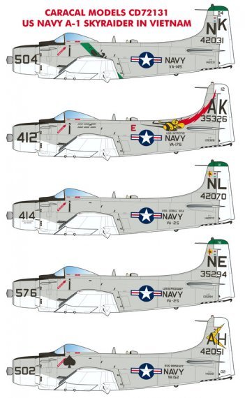 1/72 US Navy Douglas A-1 Skyraider spad