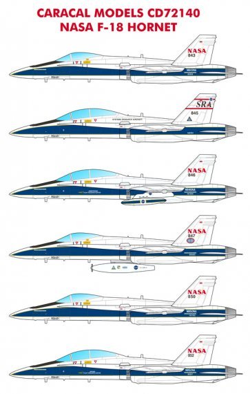 1/72 Nasa McDonnell-Douglas F-18 Hornet