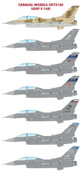 1/72 USAF Lockheed-Martin F-16D Viper