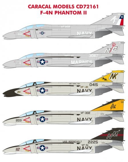 1/72 US Navy/Marines McDonnell F-4N Phantom
