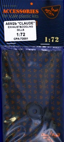 1/72 A5M Claude Exhaust & Cooling gills